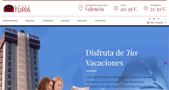 Desktop Screenshot of hotelturia.es