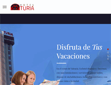 Tablet Screenshot of hotelturia.es